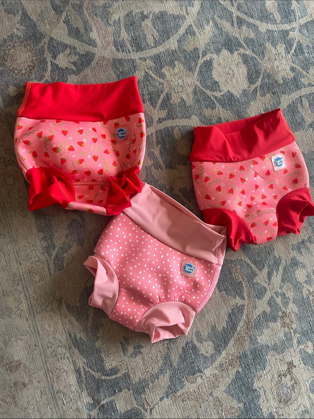 Splash about swim diaper baby girl set of 3